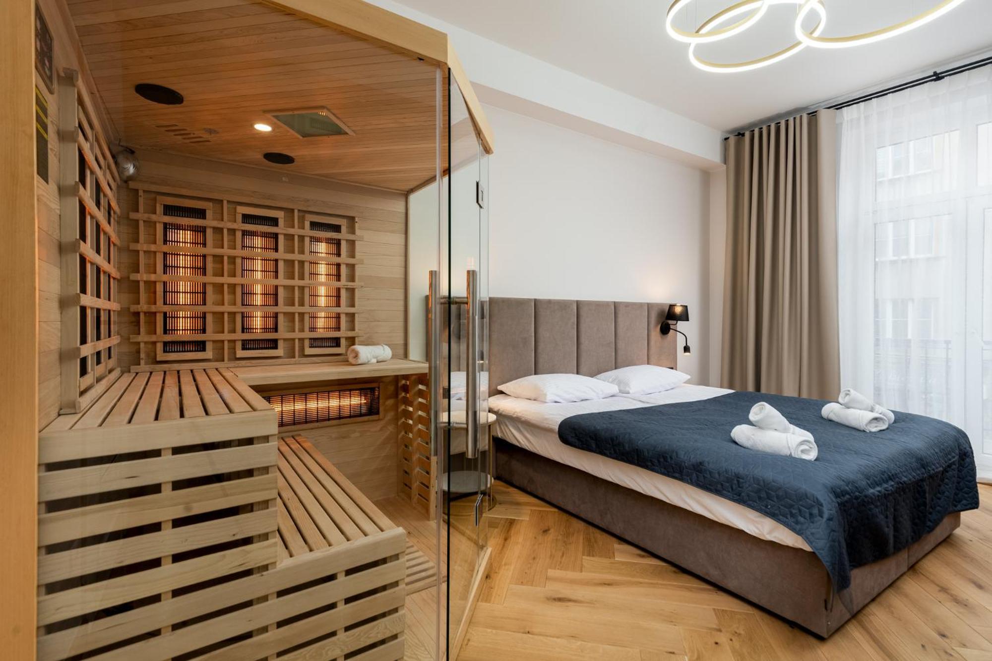 Spa Bedrooms With Sauna&Bath And Free Parking Cracovie Extérieur photo